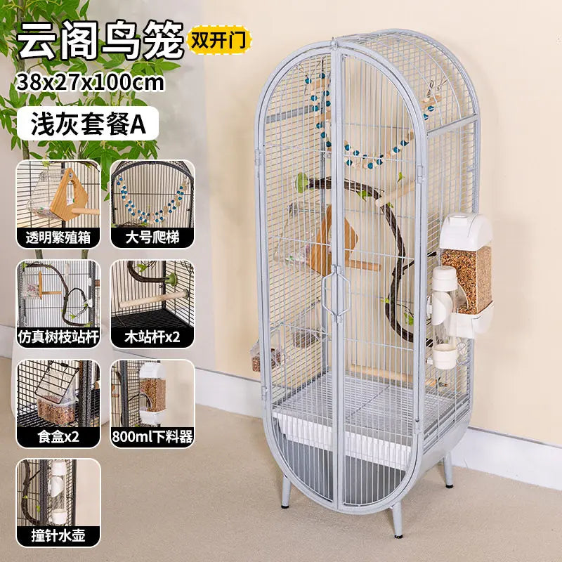 Indoor Parrot/Bird Cage With Large Door.