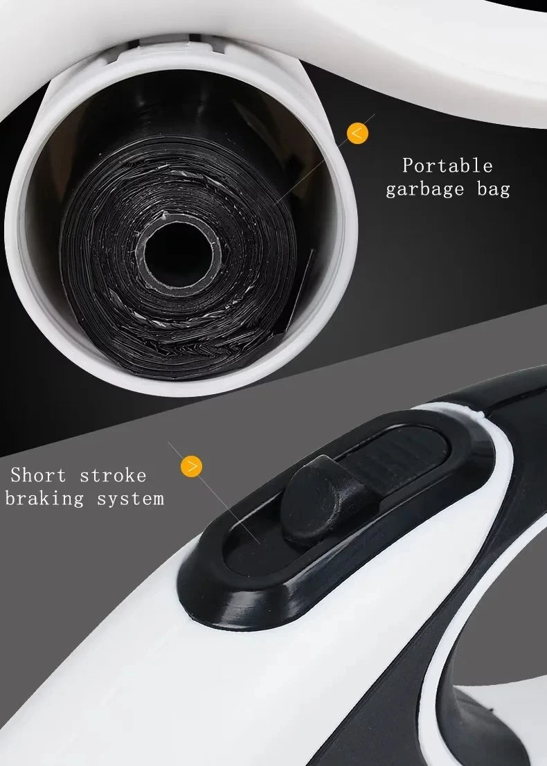 15'/25' Premium Durable Automatic Retractable Dog Leash