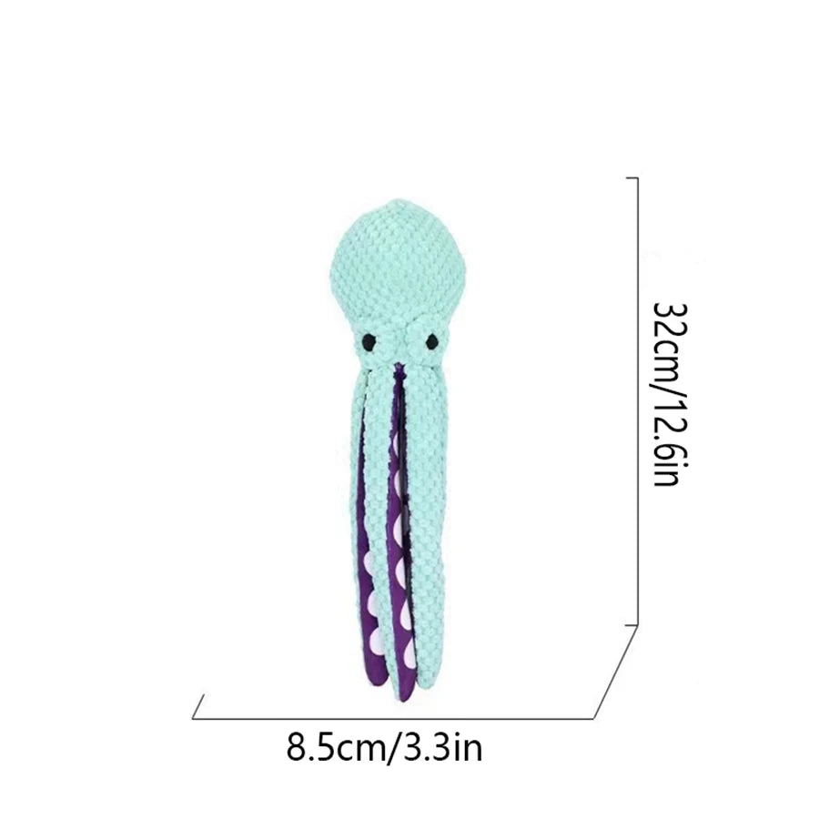 Plush Octopus Toy for Dogs & Pets