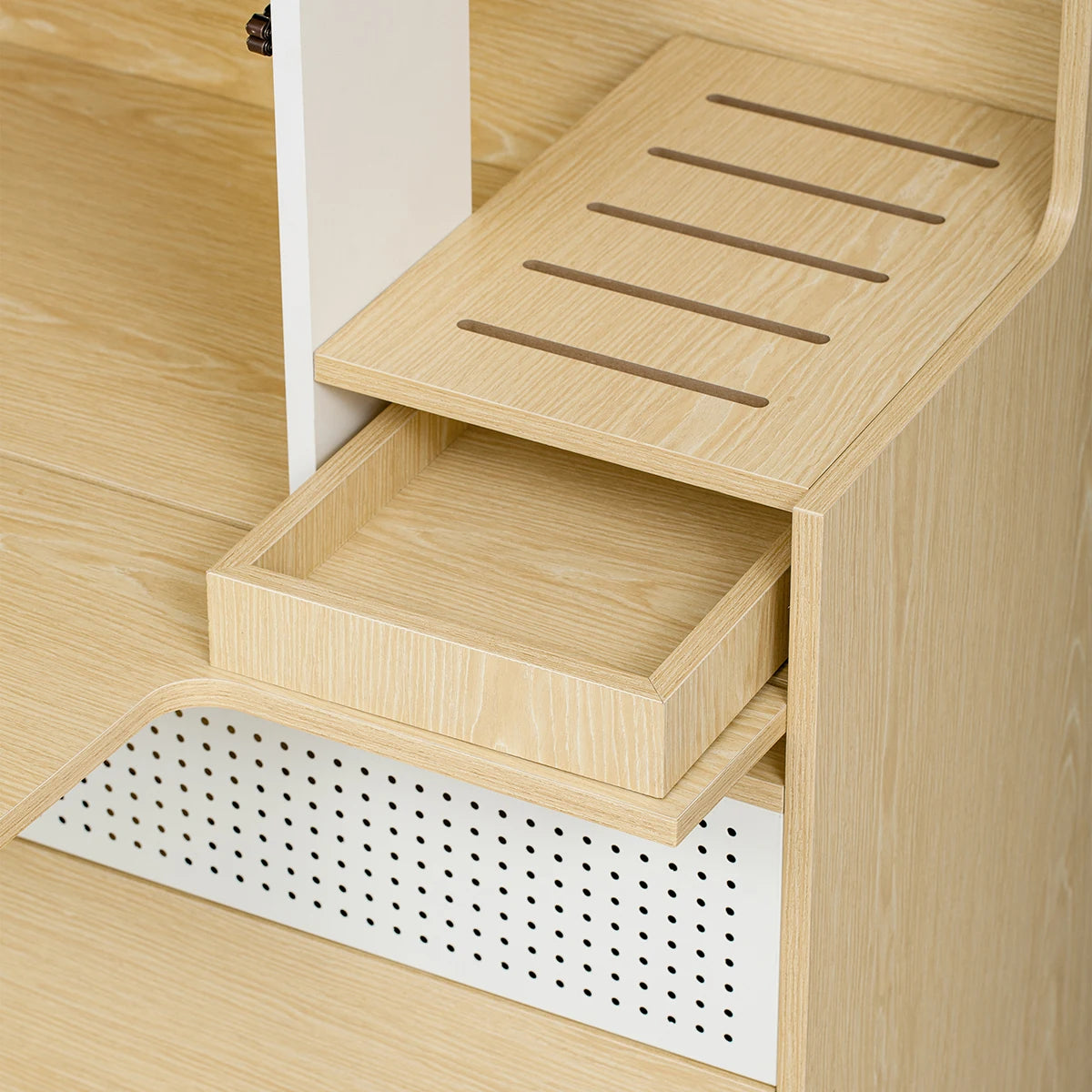 Cat Villa, Wooden Cat Litter Box Enclosure.