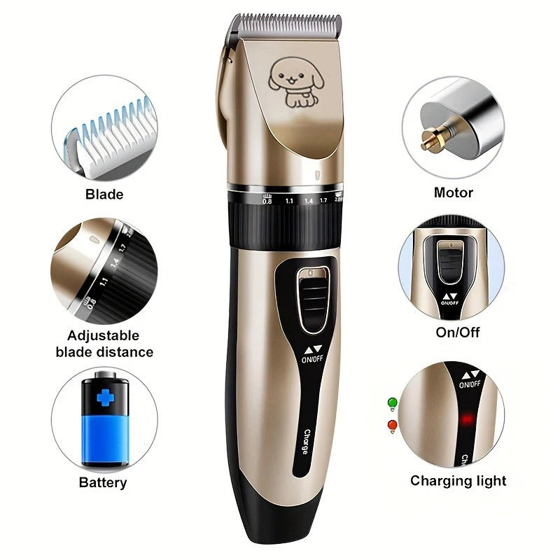 Pet-Hair, Precision Electric Trimmer Kit--Dogs, Cats, Rabbits, other Pets.