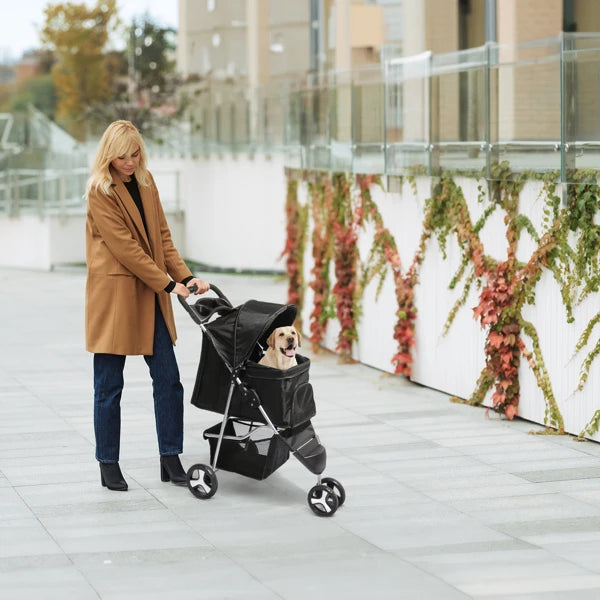 3-Wheeled Pet Stroller, For Dogs, Cats