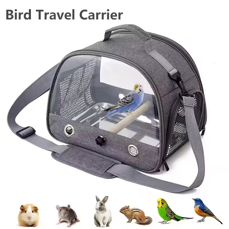 Portable Bird Travel Carrying Bag