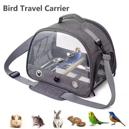 Portable Bird Travel Carrying Bag