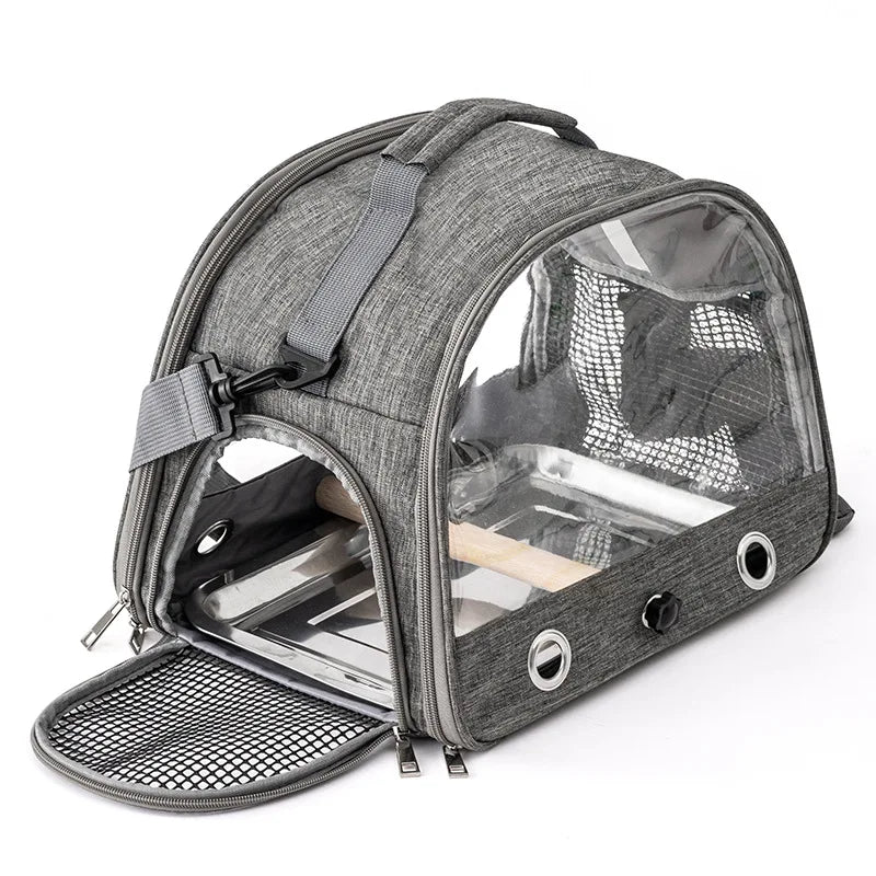 Portable Bird Travel Carrying Bag