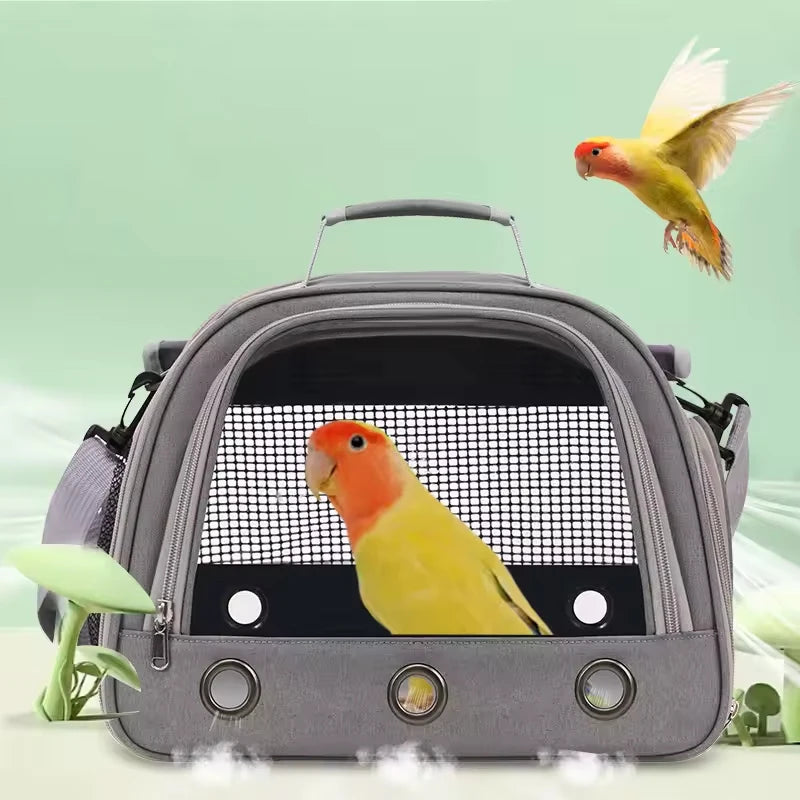 Portable Bird Travel Carrying Bag