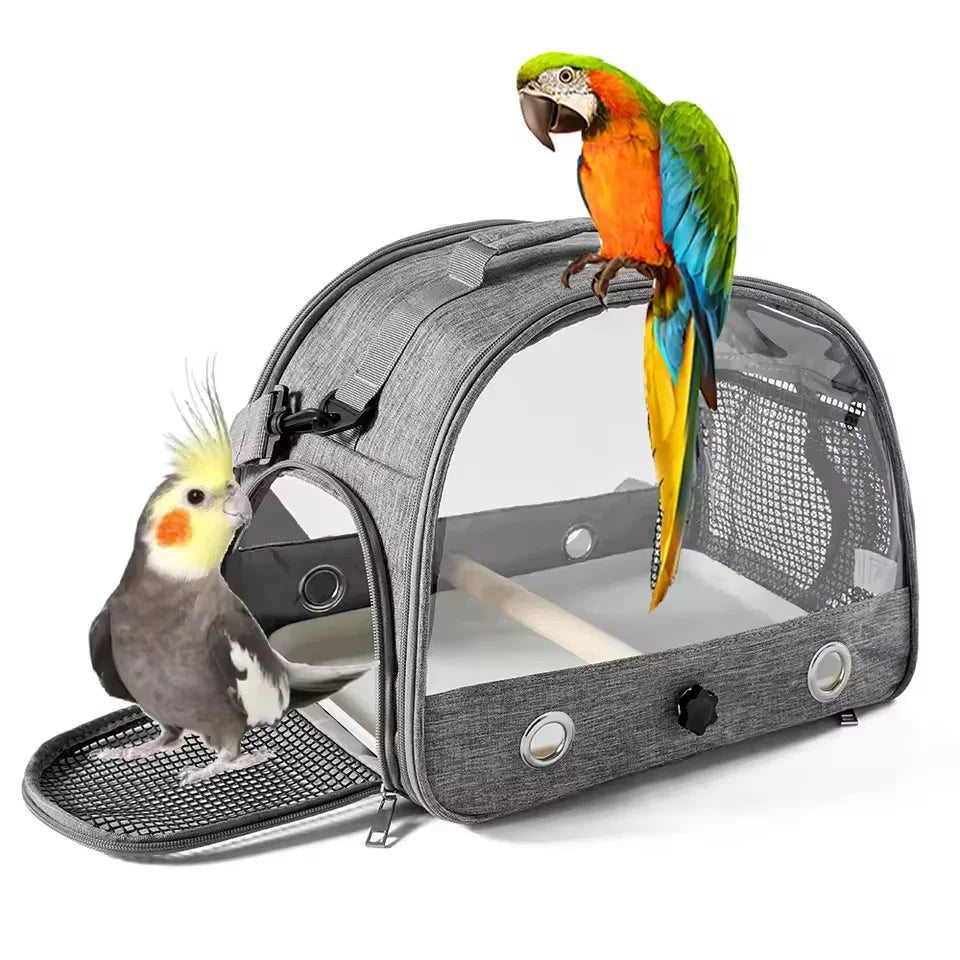 Portable Bird Travel Carrying Bag