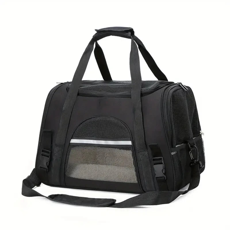 Soft-Sided Pet Carrier for Cats and Small Dogs.