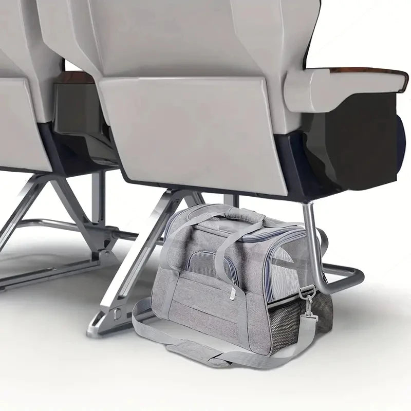 Soft-Sided Pet Carrier for Cats and Small Dogs.