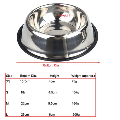 Stainless Steel Pet Food Bowl