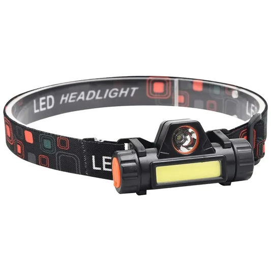 Outdoor LED Head-Mounted Light, Rechargeable
