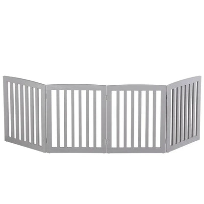 Dog Gate Safety Barrier Folding Pet Fence