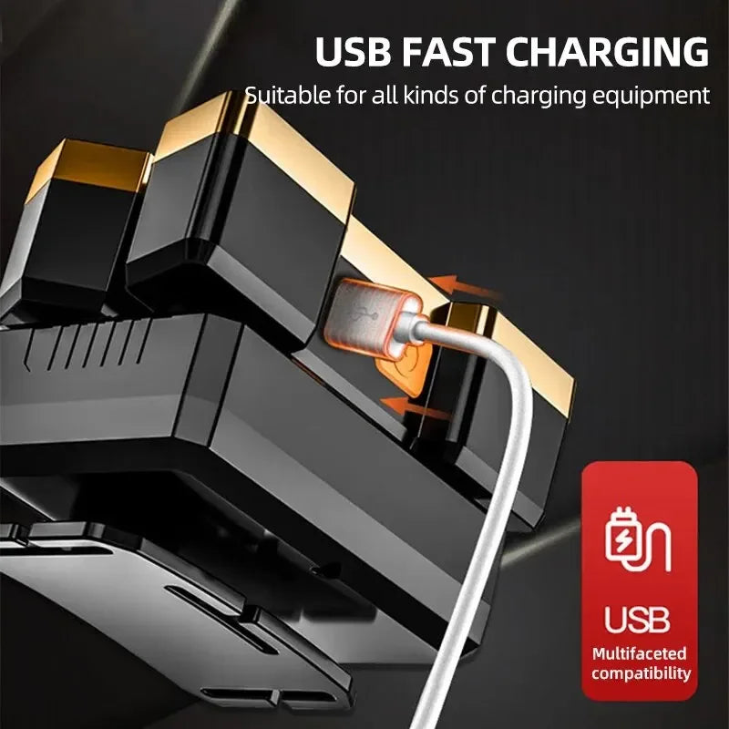 Powerful LED Rechargeable Head Flashlight