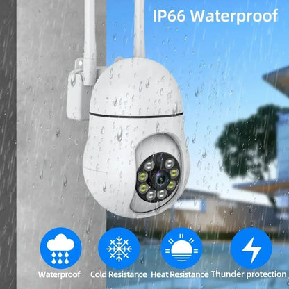5MP Indoor-Outdoor, IP66, Wi-fi Camera--IR Night Vision and Sound.