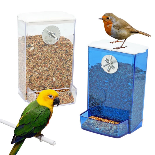 Parakeet, Parrot, And Other Birds Food Dispenser.