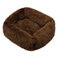 Luxury Dog Bed,  Square, Plush & Calming