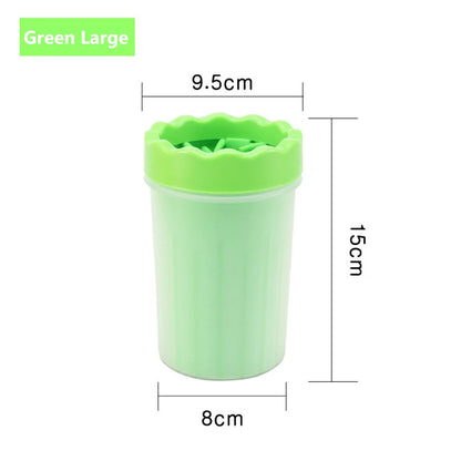 Paw & Foot Washing Cup With Silicone Brush