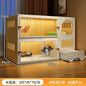 Luxury Indoor Cat Cage Household with Litter Box.