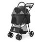 3-in-1 Folding Pet Stroller with Removable Carrier