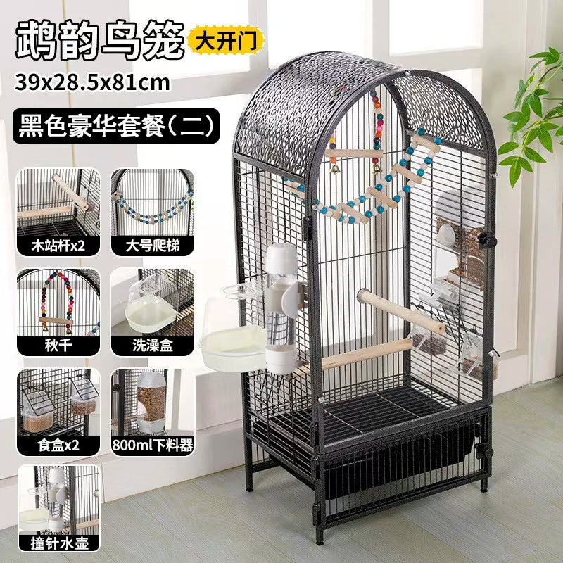 Indoor Parrot/Bird Cage With Large Door.
