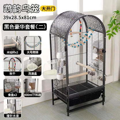 Indoor Parrot/Bird Cage With Large Door.