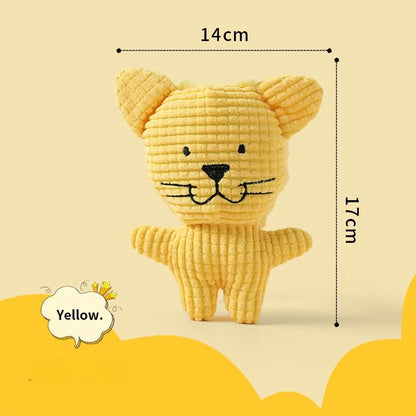 Plush Companion Dog Toys. Bite Resistant.