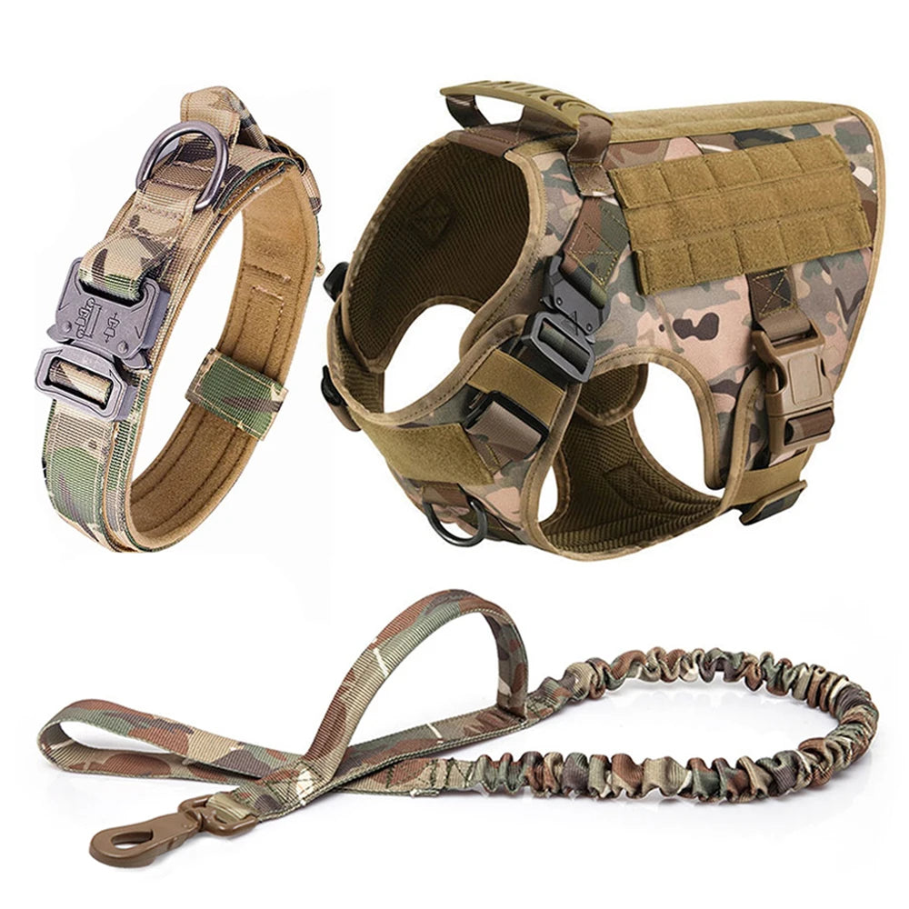 Large Dog Harness. Optional Collar & Leash