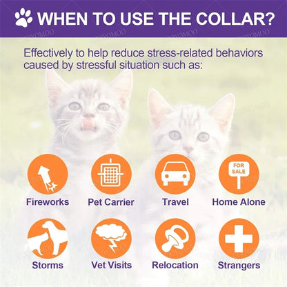 Calming Pheromone Collar For Cats & Dogs