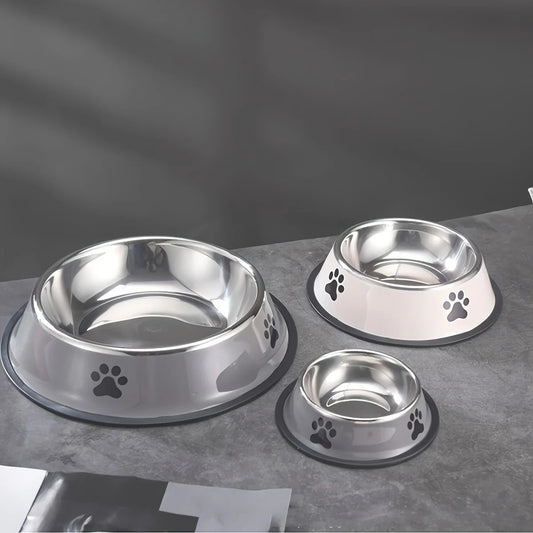 Stainless-Steel Pet Bowl For Food, Water, etc.