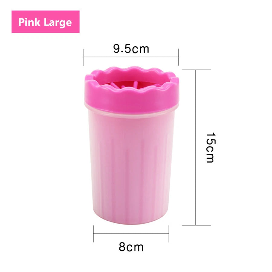 Paw & Foot Washing Cup With Silicone Brush