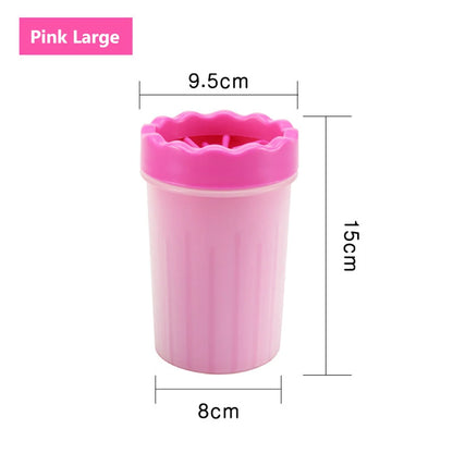 Paw & Foot Washing Cup With Silicone Brush