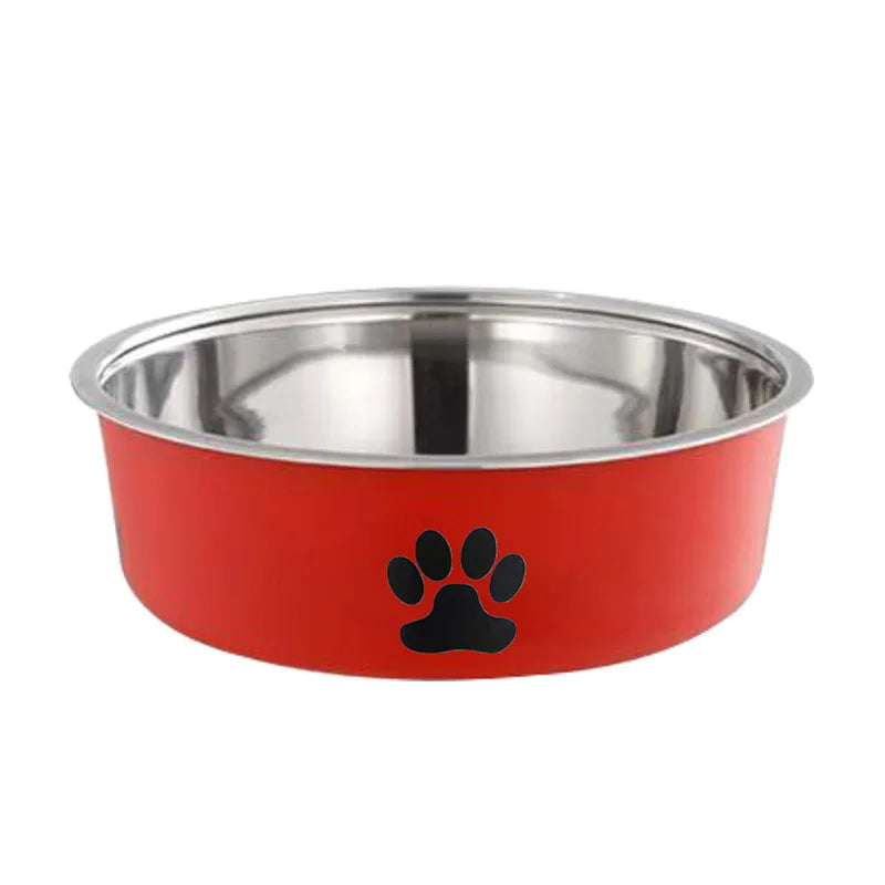 Stainless Steel Bowl with Non-Slip Rubber Base