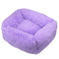 Luxury Dog Bed,  Square, Plush & Calming