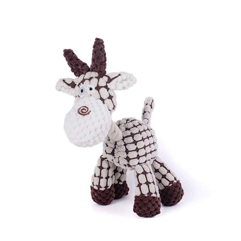 White Plush Donkey Toy