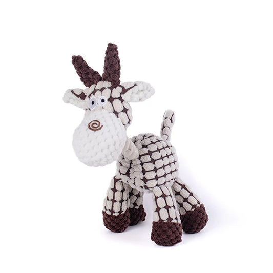 White Plush Donkey Toy
