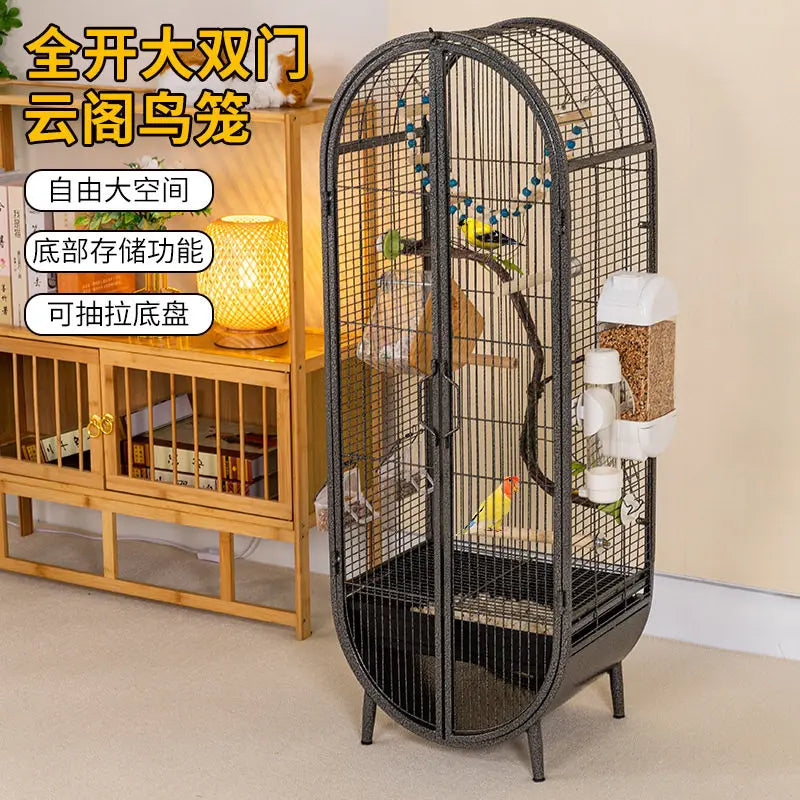 Indoor Parrot/Bird Cage With Large Door.
