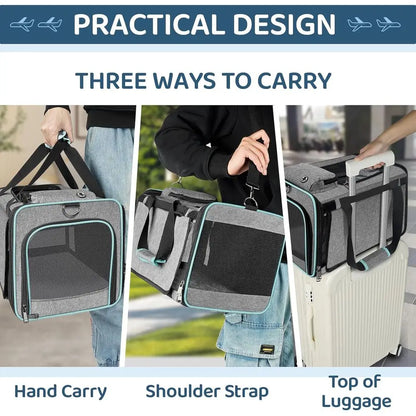 Airline Approved Pet Carrier for 15 lbs Pet.