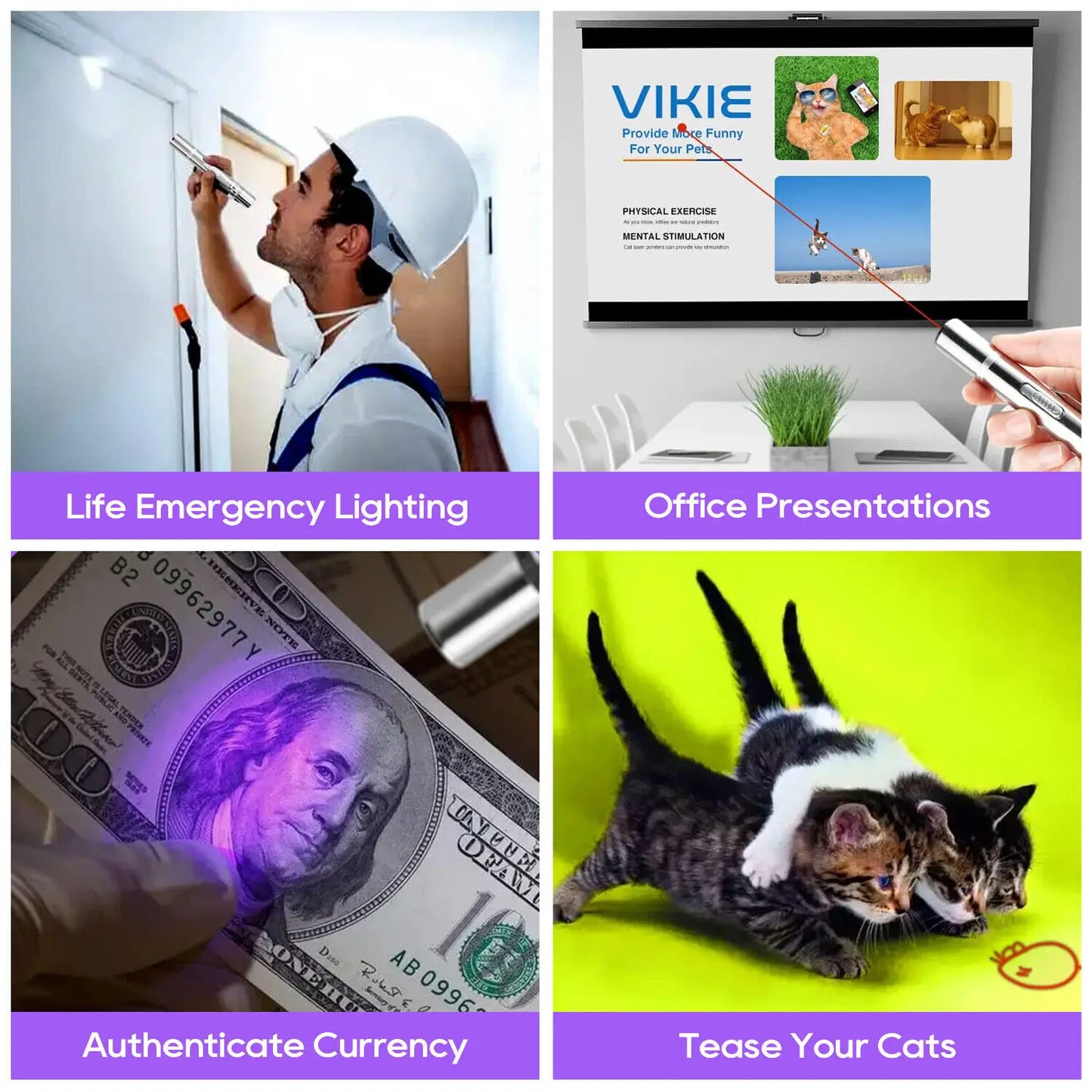 Cat Laser Pointer USB Rechargeable Toy