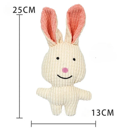 Plush Companion Dog Toys. Bite Resistant.