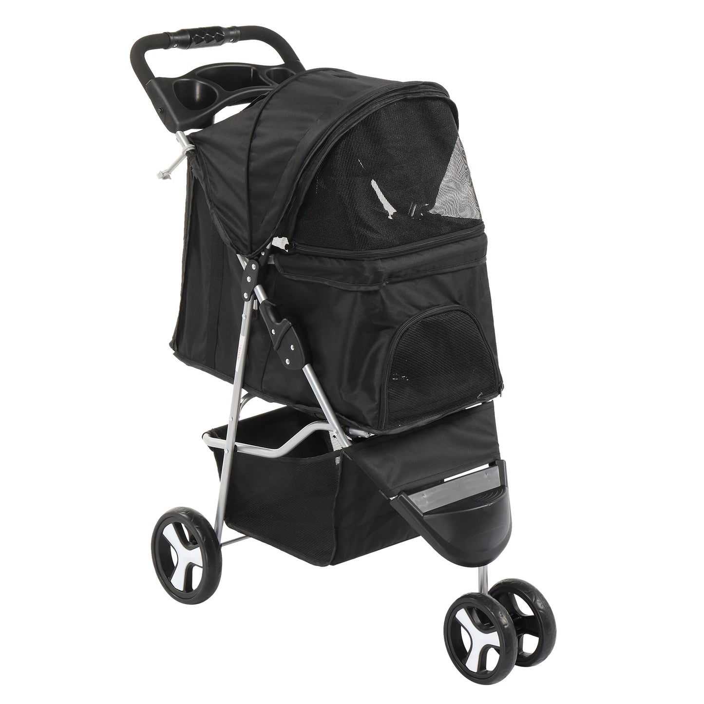 3-Wheeled Pet Stroller, For Dogs, Cats