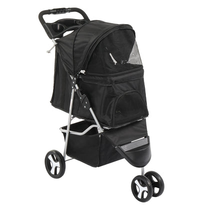 3-Wheeled Pet Stroller, For Dogs, Cats