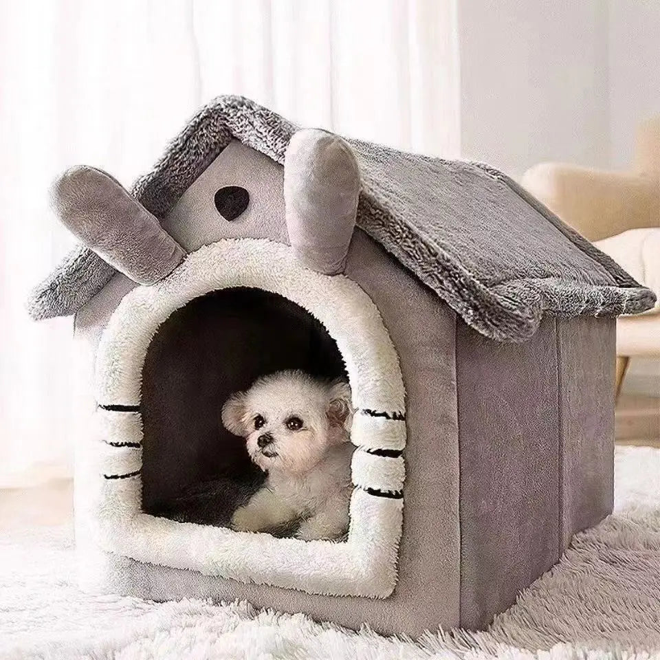Indoor Warm Dog, Cat, & Pet House & Bed