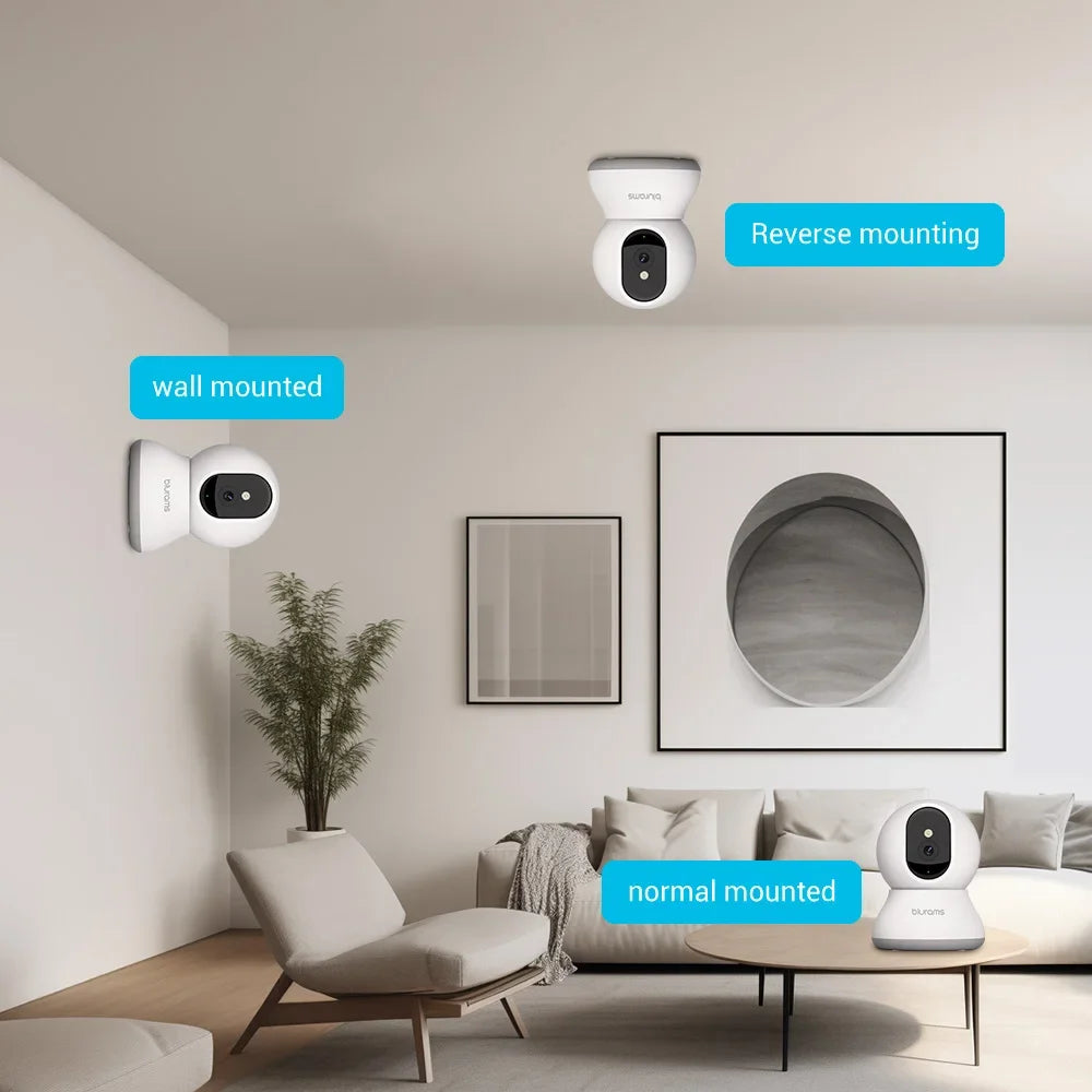 Indoor Home Monitoring-Security Camera 2K, Home Security Camera for Dog/Elder, Security Camera with One-Touch Call Update A31S-2pc