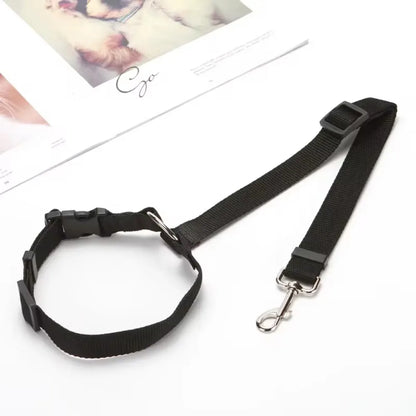 Pet Safety Car Seat-Belt, Nylon, Adjustable