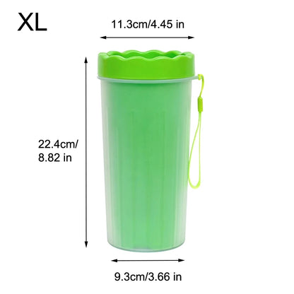 Paw & Foot Washing Cup With Silicone Brush