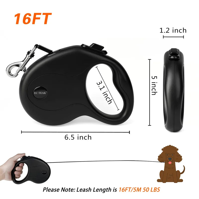 Automatic Retractable Dog & Pet Leash