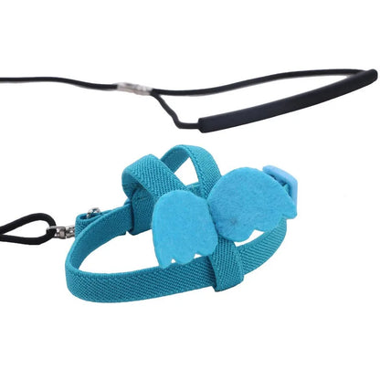 Small Parrot Bird Harness Leash Set