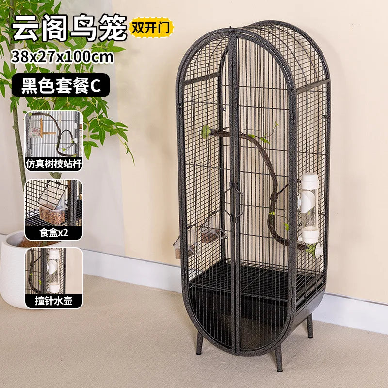Indoor Parrot/Bird Cage With Large Door.