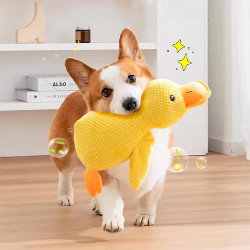 Dog Yellow Duck Toy