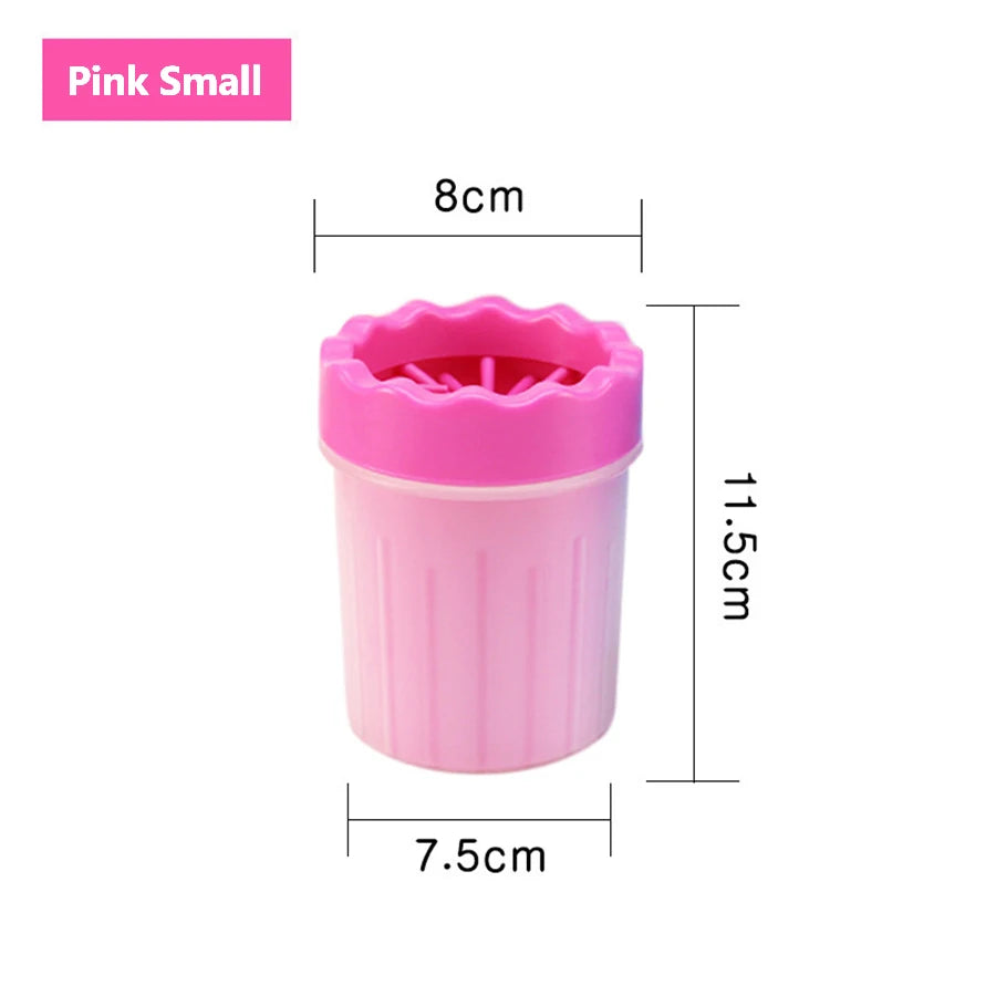 Paw & Foot Washing Cup With Silicone Brush